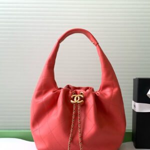 Chanel Hobo Handbag AS5976 Peachblow