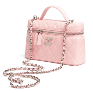 Chanel Chain Toiletry Bag Pink