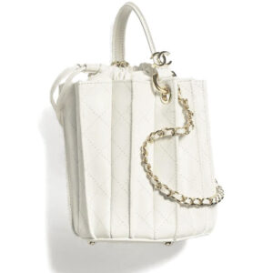 Chanel Mini Bucket Bag AS5486 Cream