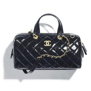 Chanel Large Bowling Bag Black