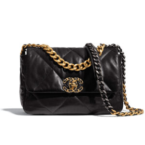 Chanel 19 Flap Bag AS1160 Black