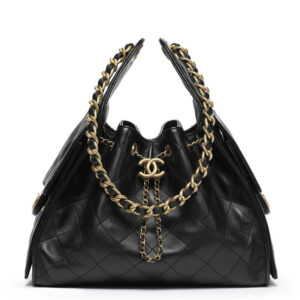 chanel 25 small handbag as5293 black