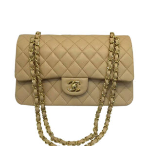 Chanel Women's Classic Flap Bag A01112 Apricot