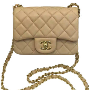 Chanel Mini Classic Boy Flap Bag A01115 Apricot