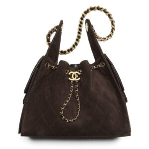 Chanel 25 Small Handbag AS5293 Dark Coffee