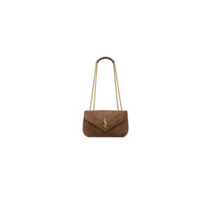 YSL LOULOU Small in MATELASSE suede