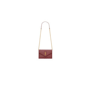 YSL cassandre chain wallet in lambskin