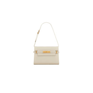 MANHATTAN SMALL SHOULDER BAG IN BOX SAINT LAURENT LEATHER