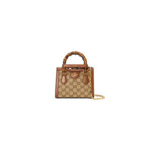 Gucci Diana crystal mini tote bag