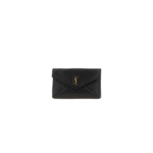YSL CASSANDRE large envelope pouch in lambskin