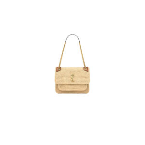 YSL NIKI medium in raffia