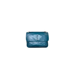 YSL NIKI MEDIUM IN CRINKLED VINTAGE LEATHER