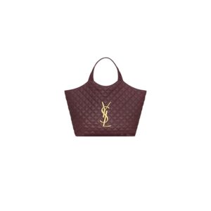 YSL ICARE MAXI SHOPPING BAG IN QUILTED LAMBSKIN