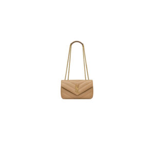 YSL LOULOU small in MATELASSE lambskin