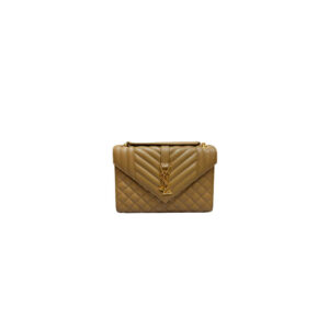 YSL envelope medium in grained leather