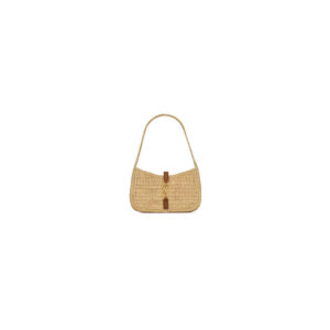 YSL LE 5 A 7 MINI IN RAFFIA