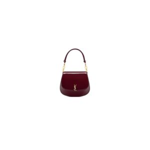 YSL Mini VOLTAIRE TOP HANDLE bag in patent leather
