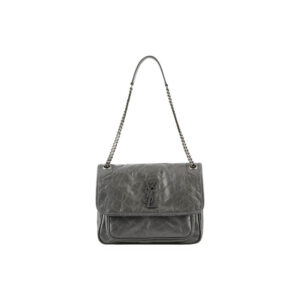 SAINT LAURENT NIKI MEDIUM IN CRINKLED VINTAGE LEATHER