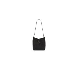 SAINT LAURENT le 5 a 7 medium tote in raffia