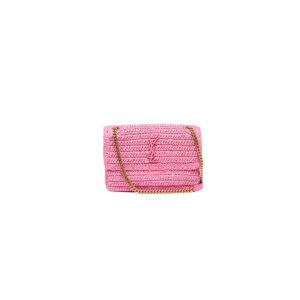 SAINT LAURENT NIKI CHAIN MEDIUM IN RAFFIA