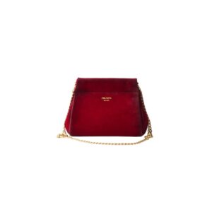 Prada Enchaine mini suede bag