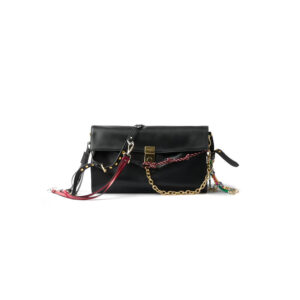 Prada Soft Sound large leather shoulder bag with charms