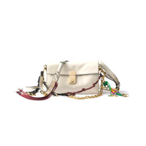 Prada Soft Sound large leather shoulder bag with charms