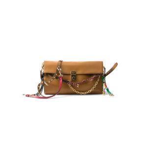 Prada Soft Sound large leather shoulder bag with charms