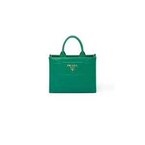 Small leather Prada Symbole bag with topstitching
