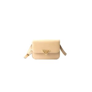 Prada Saffiano leather flap shoulder bag