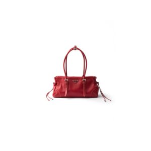 Prada Bonnie medium antiqued leather tote bag