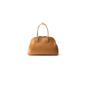 Prada Large leather tote bag with zipper closure