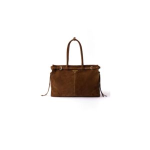 Prada Bonnie extra-large suede handbag