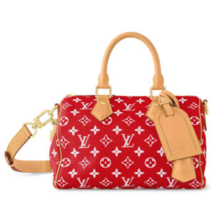 Louis Vuitton Speedy P9 Bandouliere Red