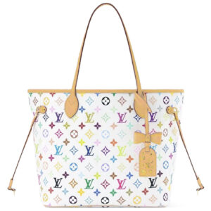 Louis Vuitton LV x TM Neverfull MM M27787 White