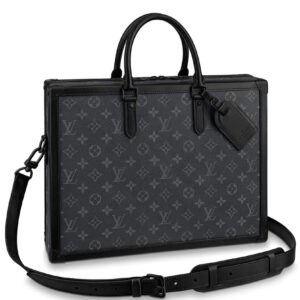 Louis Vuitton Soft Trunk Briefcase M44952 Black