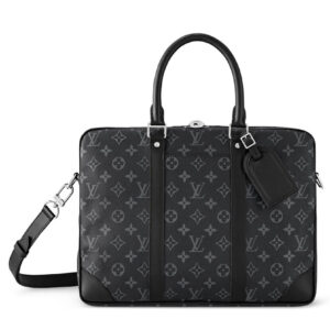 Louis Vuitton Porte-Documents Voyage PM M46457 Black