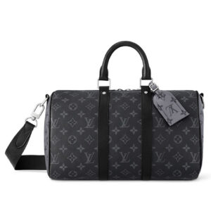 Louis Vuitton Keepall Bandouliere 35 M46655 Black